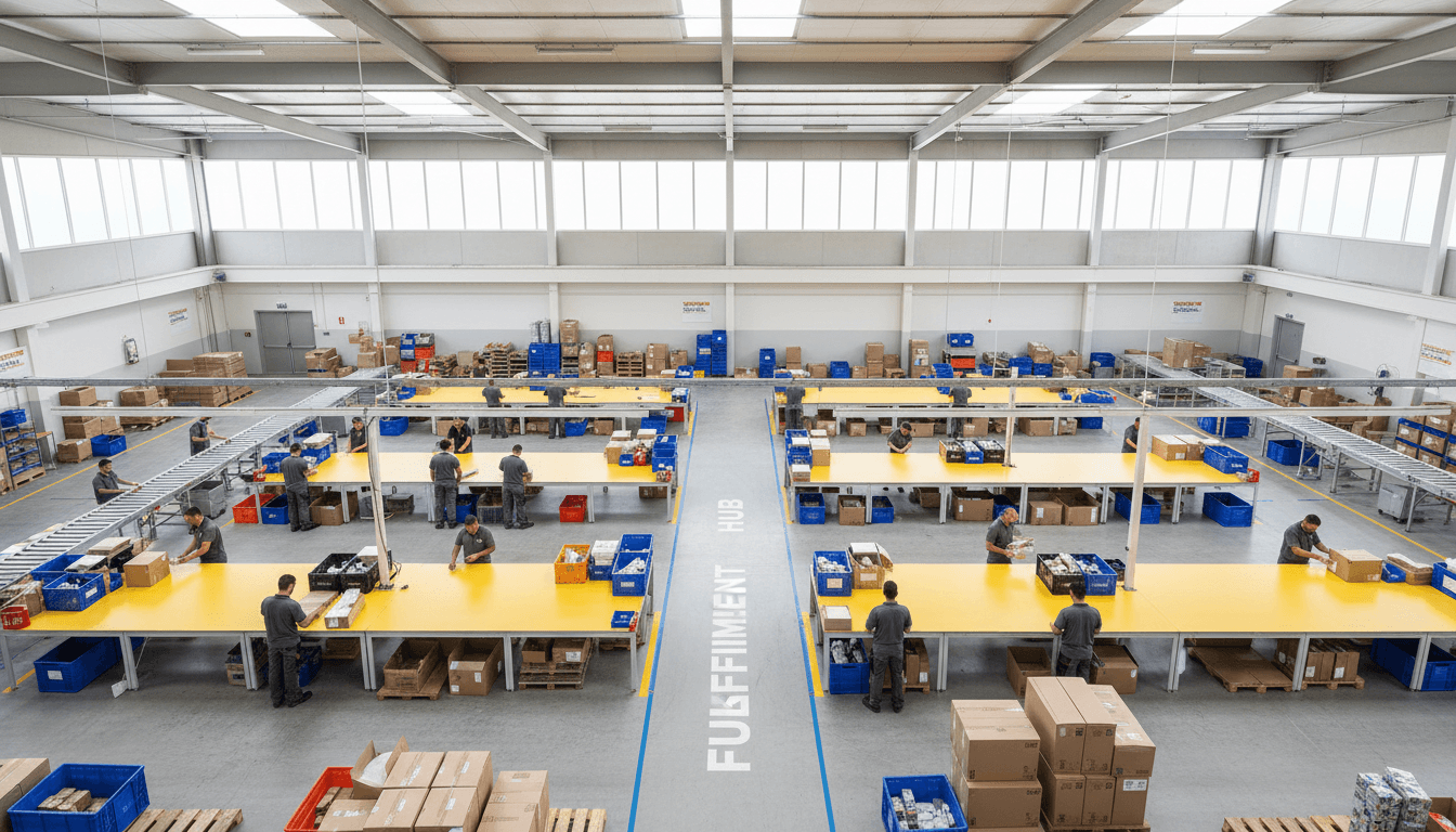 Lean process maps for warehouse operations
