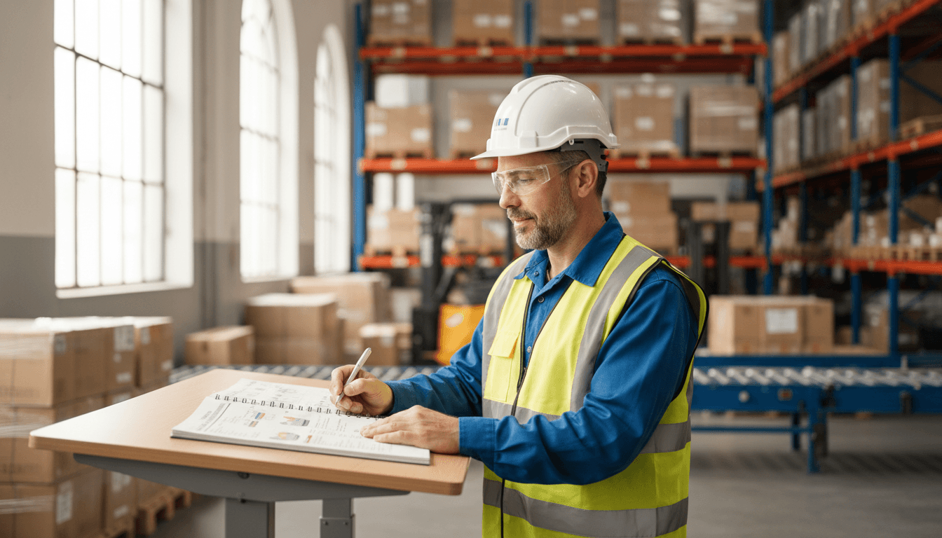 Training visual kits for warehouse staff
